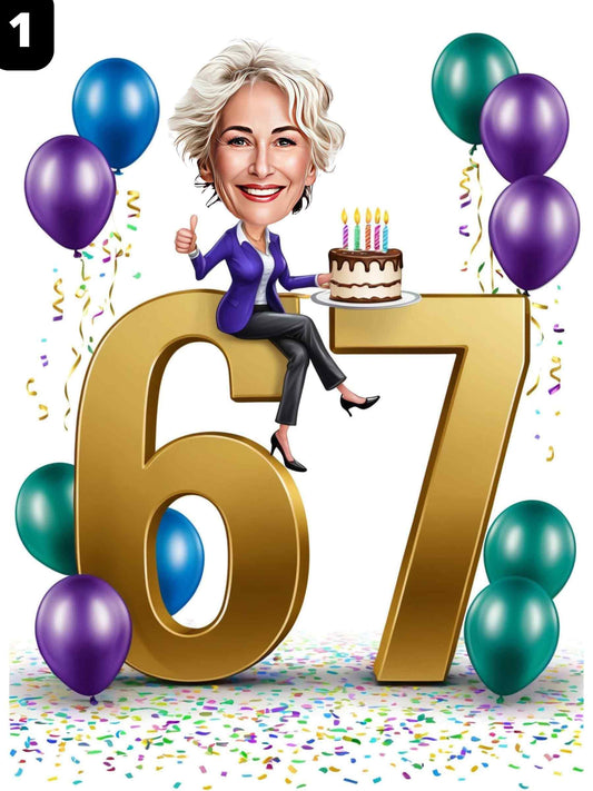 67e anniversaire - Femme