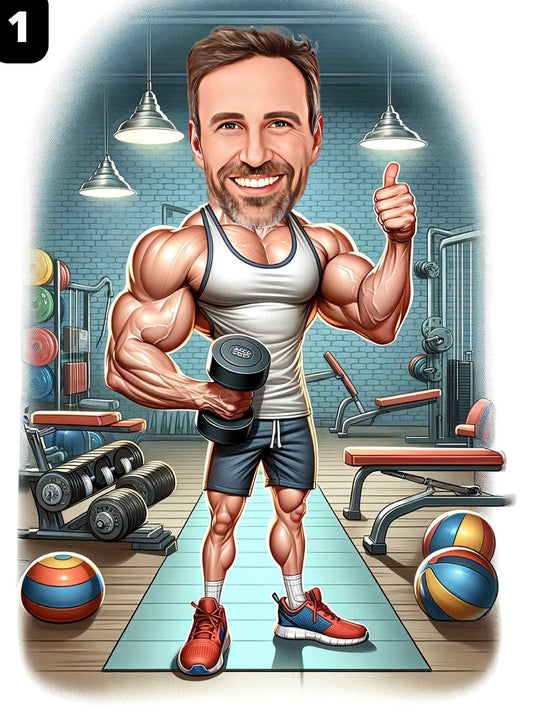 Passionné de fitness - Homme