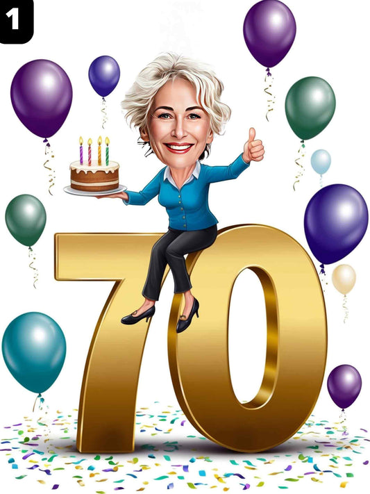 70e anniversaire - Femme
