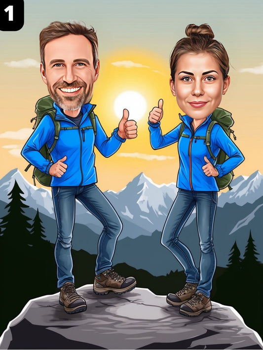 Guide de montagne - Couple