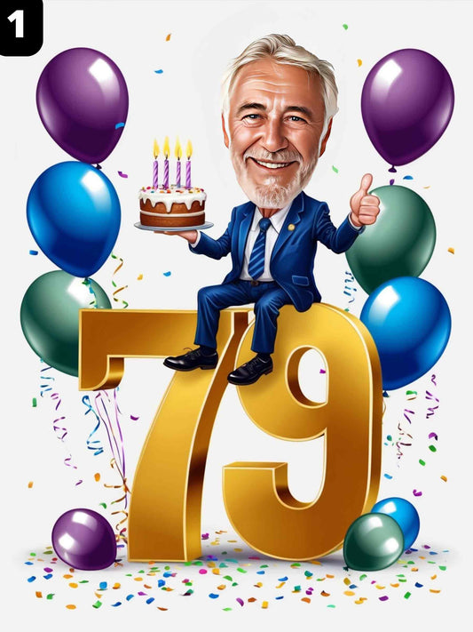 79e anniversaire - Homme