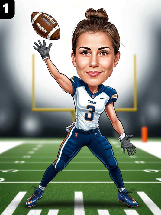 Joueuse de football - Femme
