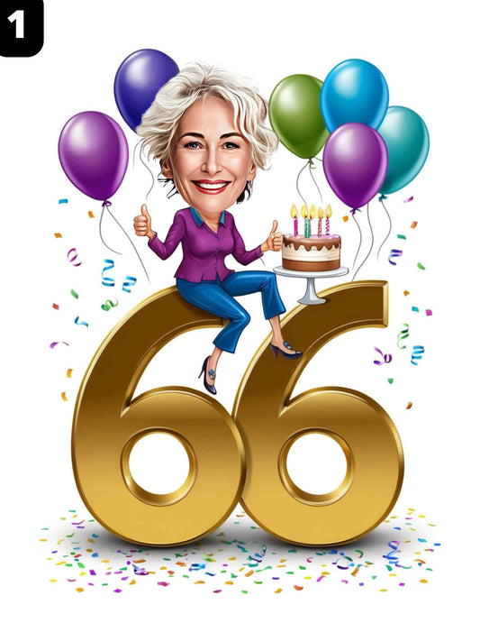 66e anniversaire - Femme