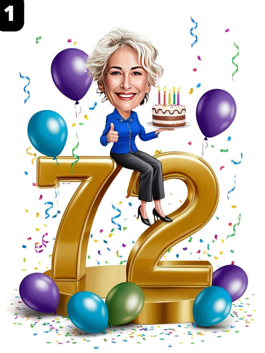 72e anniversaire - Femme