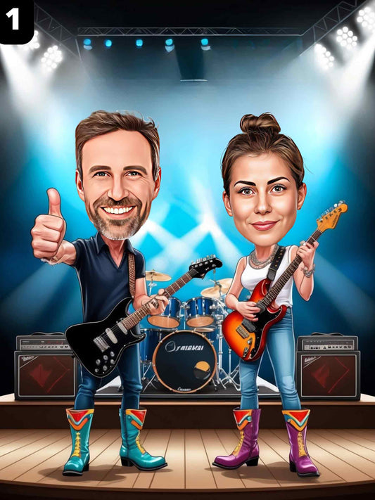 Guitariste - Couple