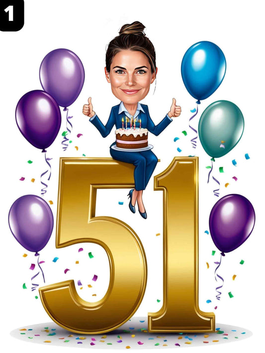 51e anniversaire - Femme