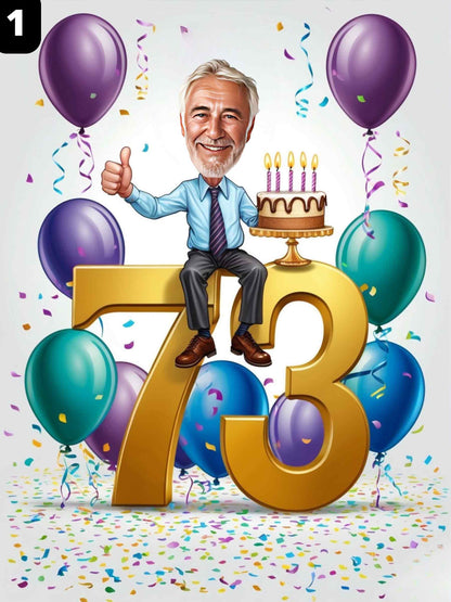 73e anniversaire - Homme