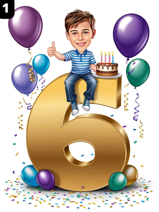 6e anniversaire - Garçon