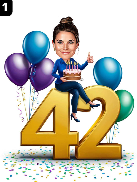 42e anniversaire - Femme