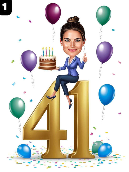 41e anniversaire - Femme