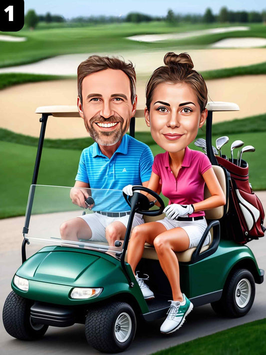 Golfeurs - Couple