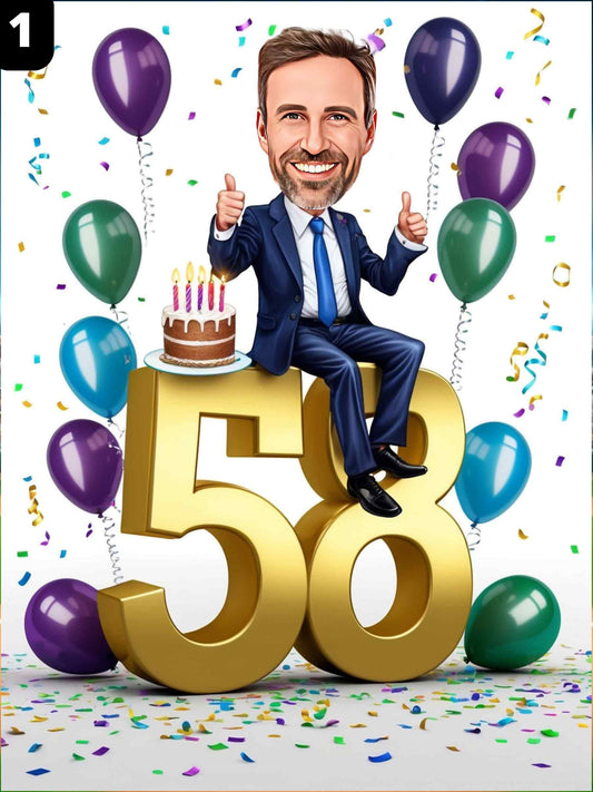 58e anniversaire - Homme