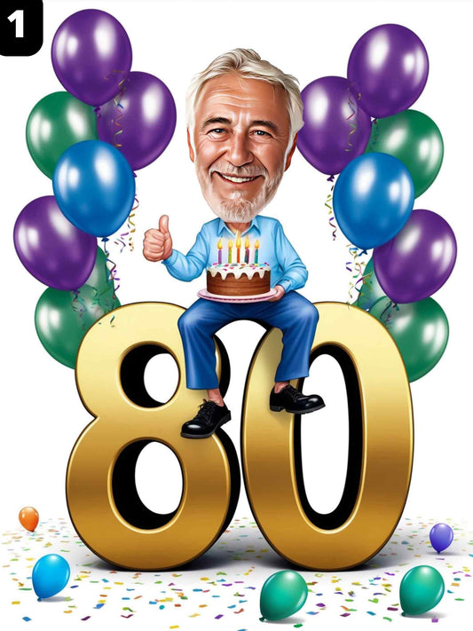 80th Birthday - Male
