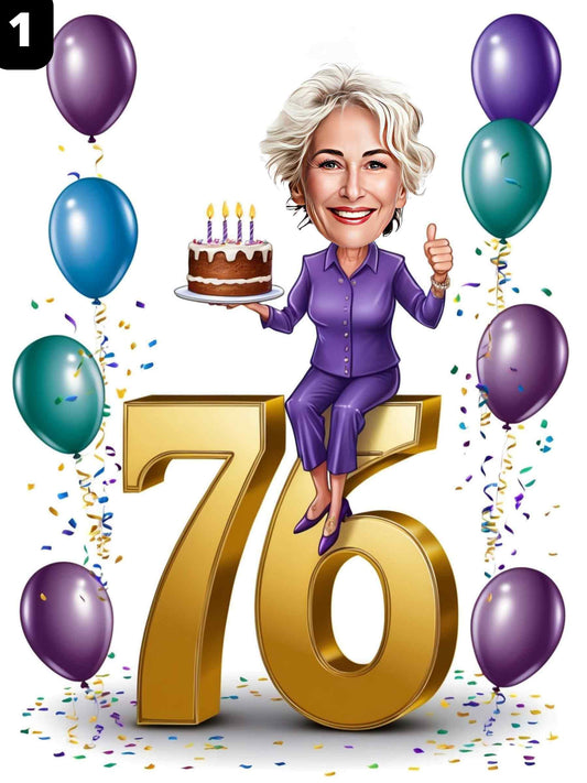 76e anniversaire - Femme