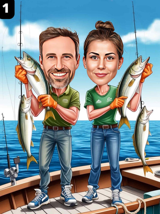 Pêcheur - Couple