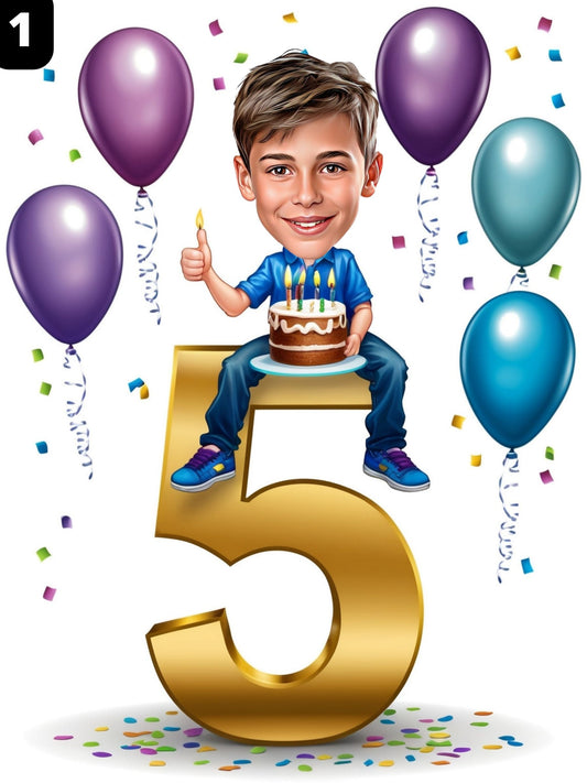 5e anniversaire - Garçon