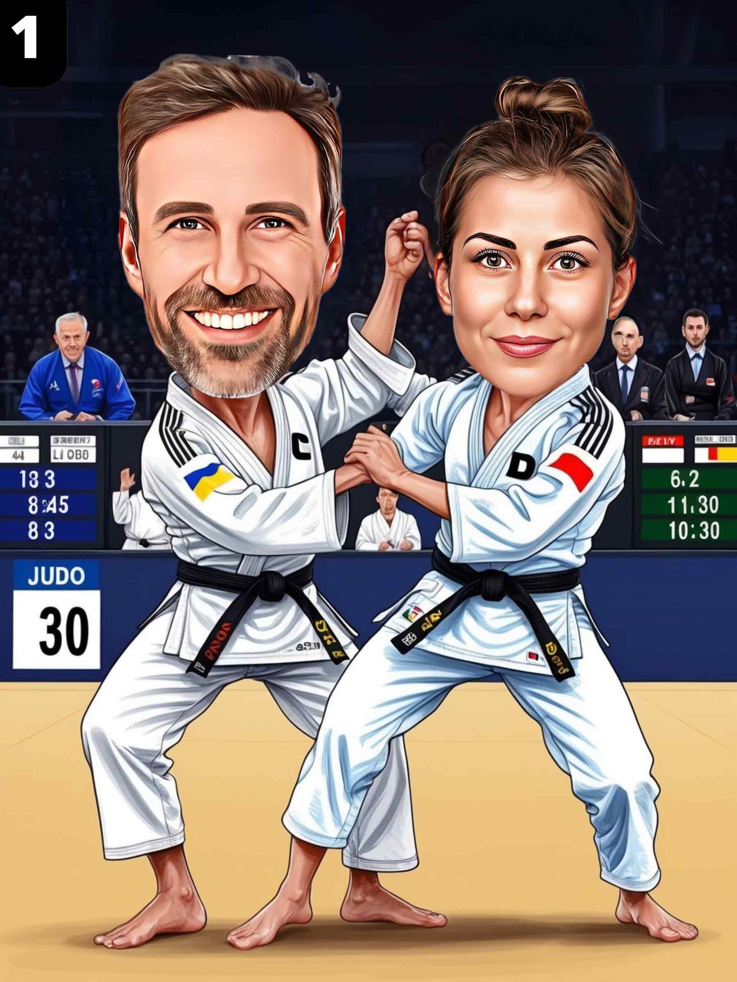 Judokas - Couple