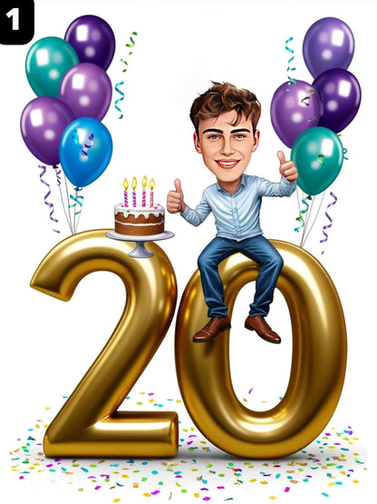 20th Birthday - Male