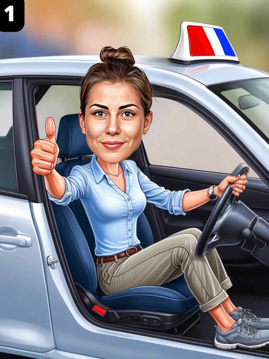 Instructrice d'auto-école - Femme