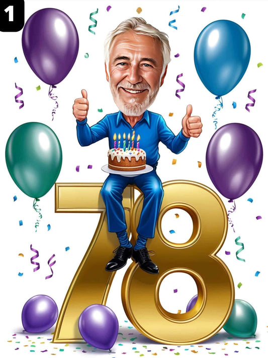 78e anniversaire - Homme