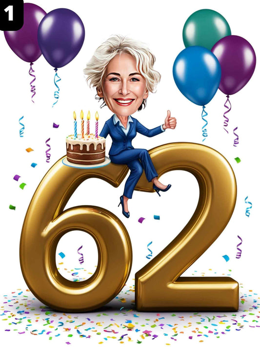 62e anniversaire - Femme