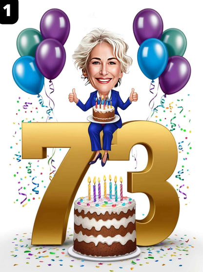 73e anniversaire - Femme