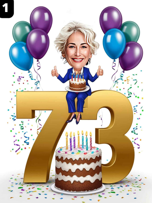 73e anniversaire - Femme