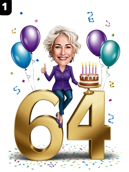 64e anniversaire - Femme