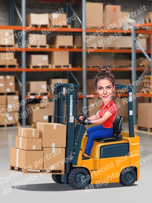 Forklift operator