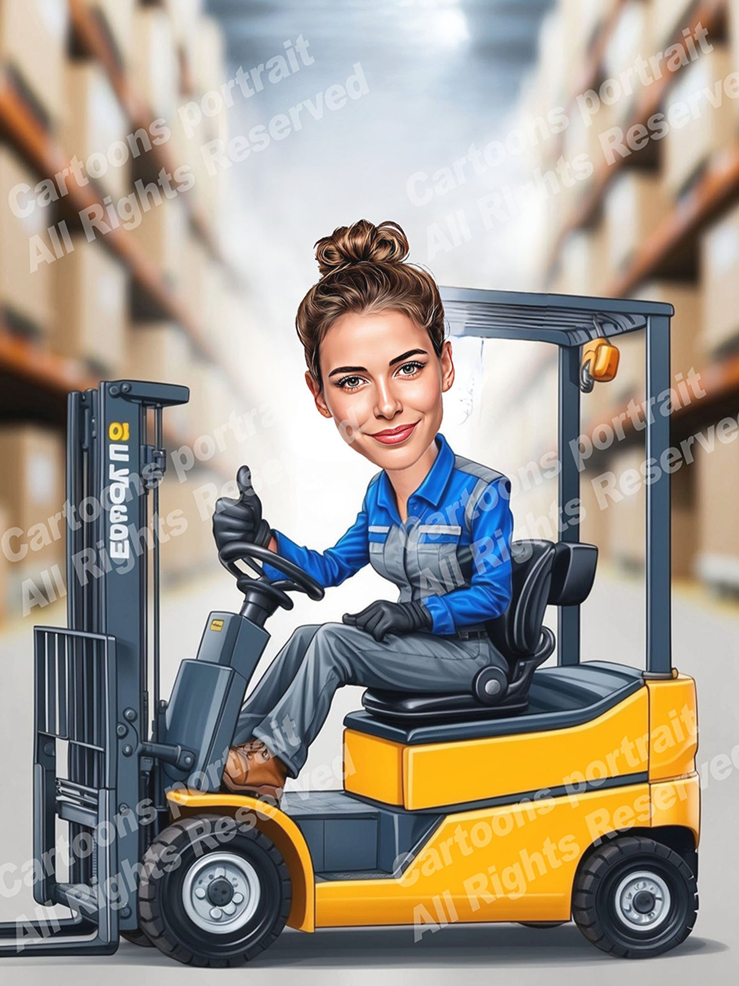 Forklift operator