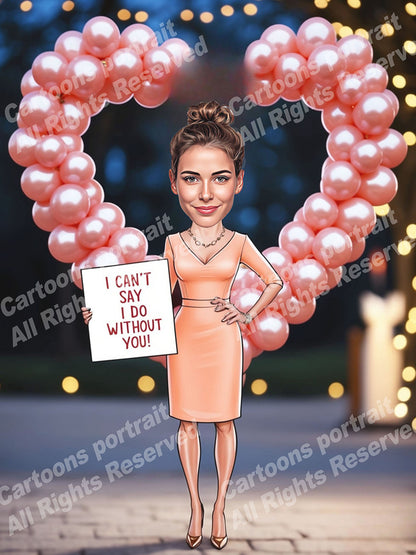 Demande de demoiselles d’honneur