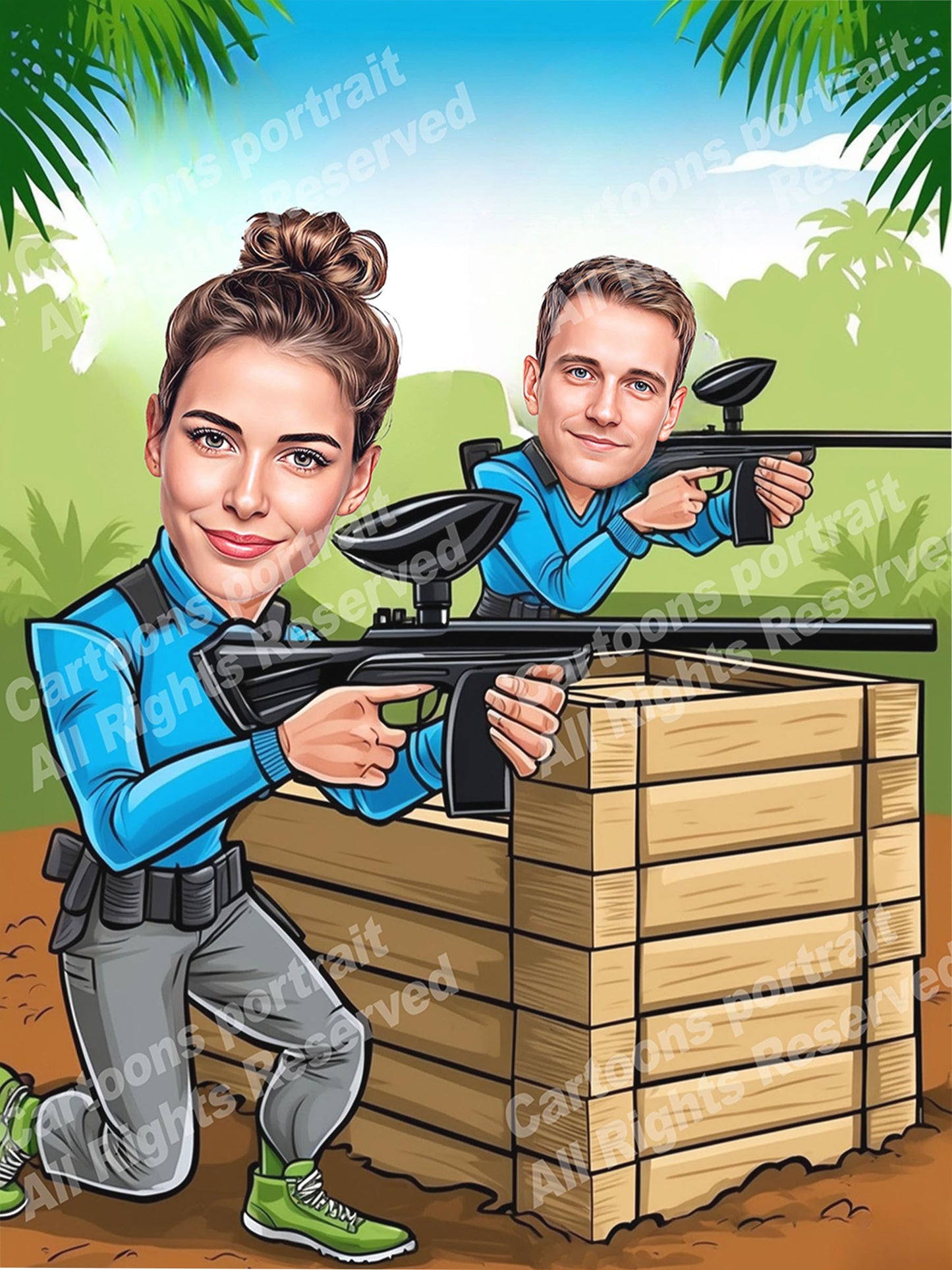 Paintball Player