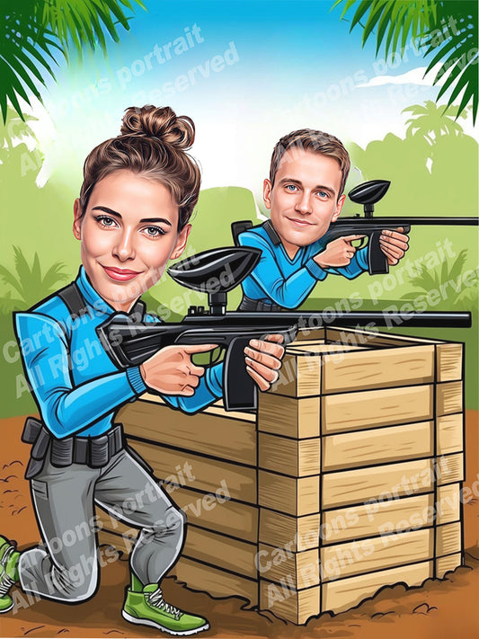 Paintball Player