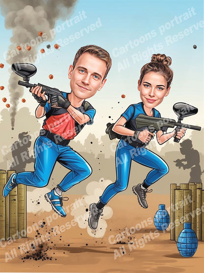 Paintball Player