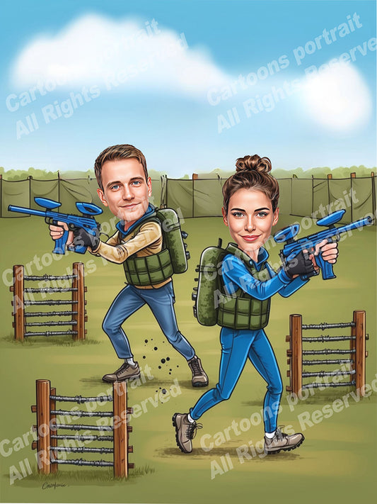 Paintball Player