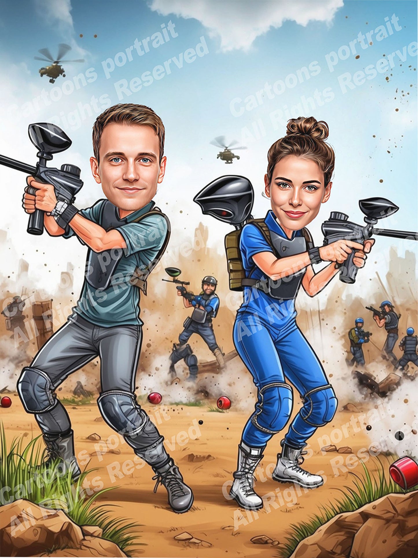 Paintball Player