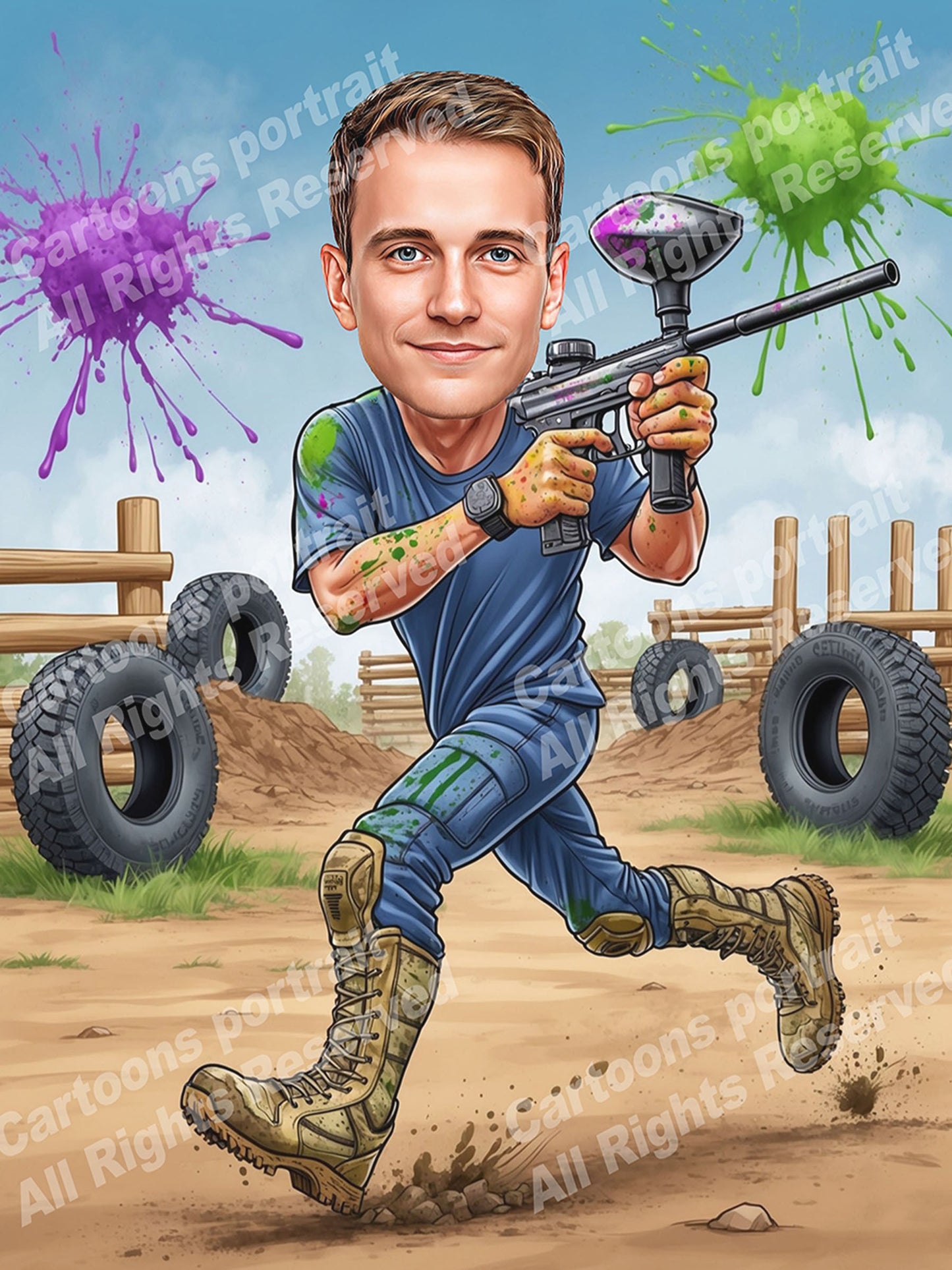 Paintball Player