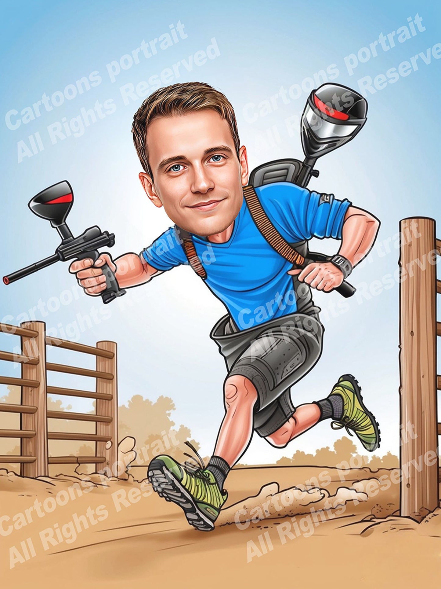 Paintball Player