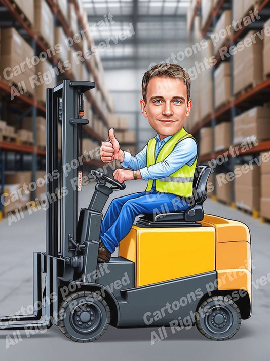 Forklift operator
