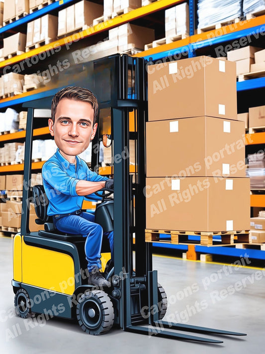 Forklift operator
