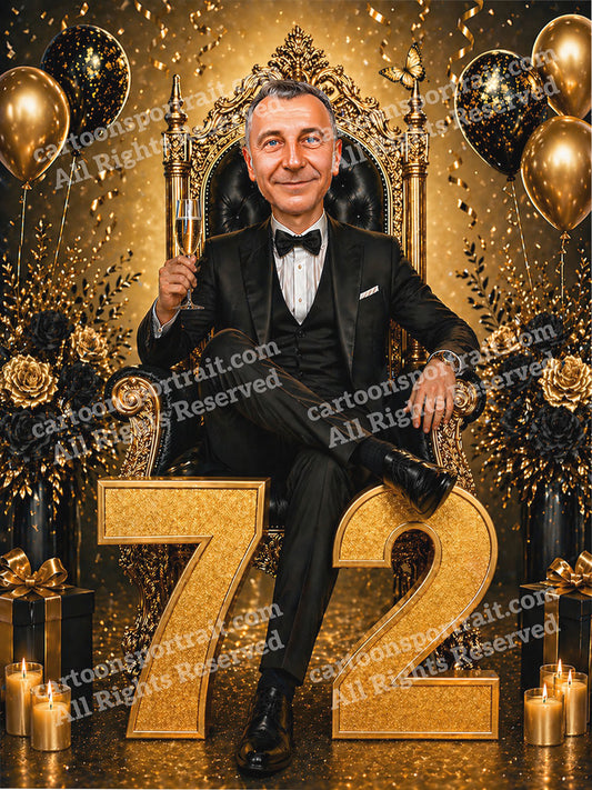 72e anniversaire
