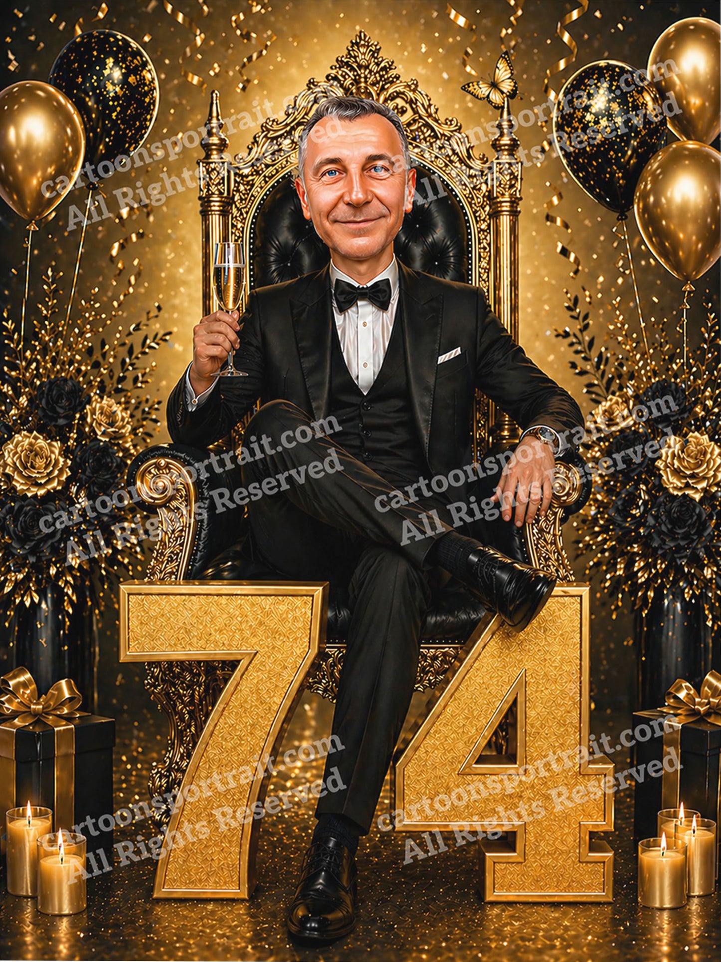 74e anniversaire