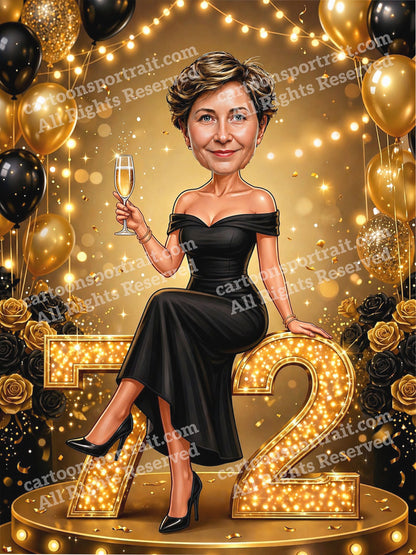 72e anniversaire
