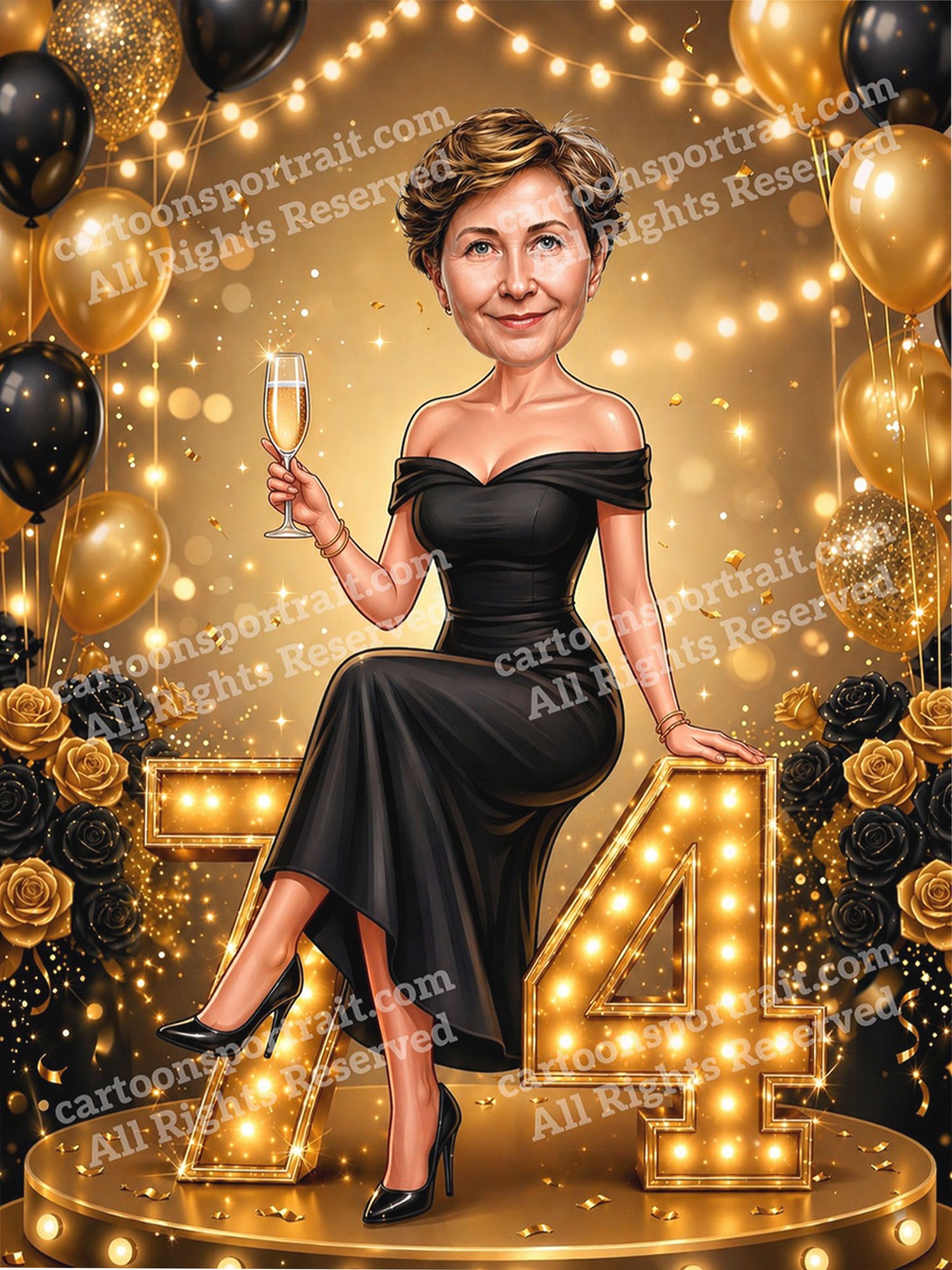 74e anniversaire