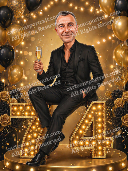 74e anniversaire