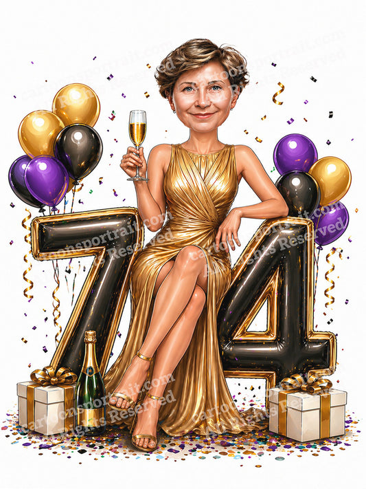74e anniversaire