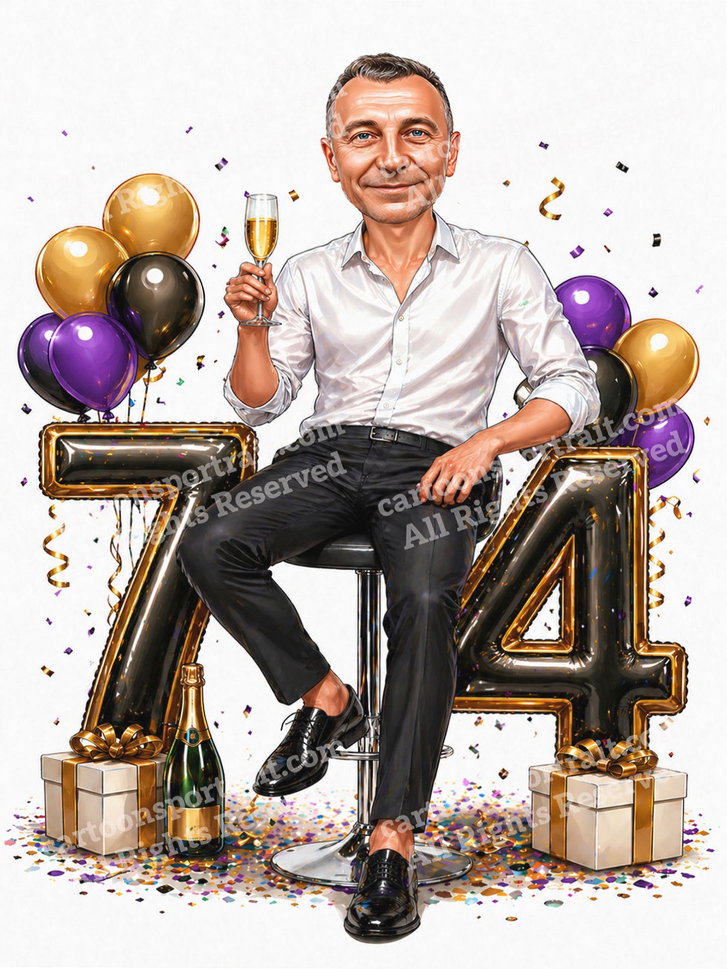 74e anniversaire