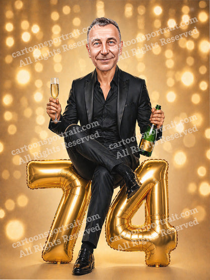74e anniversaire