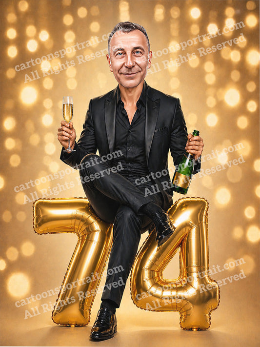 74e anniversaire