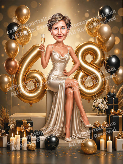 68e anniversaire